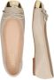 Liu Jo Ballerina's met gouden punt en elegante details Beige Dames - Thumbnail 3