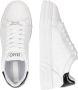 Liu Jo Witte Leren Sneaker met Reliëf Logo White Dames - Thumbnail 13