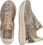 Liu Jo Maxi Wonder 01 leren sneakers beige glitter - Thumbnail 15