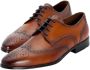 Lloyd Gestempeld leren heren veterschoenen Brown Heren - Thumbnail 11