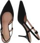 Love Moschino Zwarte platte schoenen met stilettohak Black Dames - Thumbnail 6