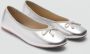 Mango Kids ballerina's zilver Meisjes Imitatieleer Effen 32 - Thumbnail 11