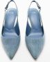 Mango slingback pumps jeansblauw - Thumbnail 6