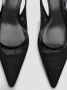 Mango slingback pumps zwart - Thumbnail 7