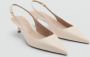 Mango slingback pumps lichtbeige - Thumbnail 3