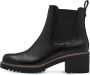 Marco Tozzi Chelsea-boots LUTTER hakken enkellaars chunky boots in vegan-verwerking - Thumbnail 2