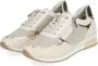 Marco Tozzi Sneakers met sleehak vrijetijdsschoen lage schoen veterschoen met logo-print - Thumbnail 12