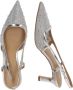 Michael Kors Zilveren Hoge Hak Slingback met Luminous Stenen Gray Dames - Thumbnail 4