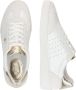 Michael Kors Scotty Lace Up Sneakers Leer Dames Wit - Thumbnail 3