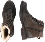 Mustang Shoes Winterlaarzen blokhak winterlaarsjes veterschoenen met geruit accent - Thumbnail 9