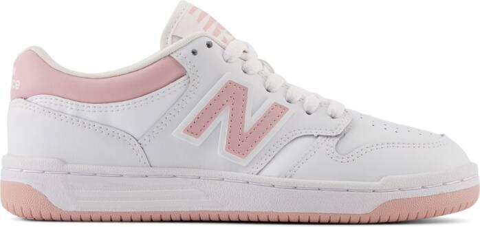 New Balance 480 sneakers wit roze Jongens Meisjes Leer Meerkleurig 36 - Foto 5