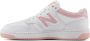 New Balance 480 sneakers wit roze Jongens Meisjes Leer Meerkleurig 36 - Thumbnail 6