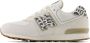 New Balance 574 V1 sneakers dierenprint offwhite blauw Ecru Jongens Meisjes Suede 38 - Thumbnail 22