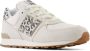 New Balance 574 V1 sneakers dierenprint offwhite blauw Ecru Jongens Meisjes Suede 38 - Thumbnail 23