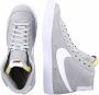 Nike Blazer Mid Suede Light Smoke Grey White Black White - Thumbnail 8