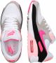 Nike Air Max 90 sneakers wit roze zwart grijs - Thumbnail 2