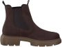 Paul Green Chelsea Boots van bruin leer Brown Dames - Thumbnail 8