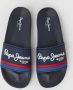 Pepe Jeans Sliders Blauw Heren - Thumbnail 5