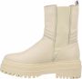 PS Poelman Azra leren chelsea boots off white - Thumbnail 6