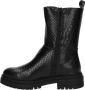 POSH by Poelman Elin enkelboots met crocoprint zwart - Thumbnail 5