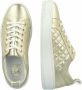 PS Poelman Esquimo Dames 39 Quilted Leren Tennis Sneakers Goud - Thumbnail 4