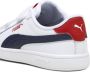 Puma Smash 3.0 sneakers wit donkerblauw rood Jongens Meisjes Imitatieleer 30 - Thumbnail 3