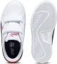 Puma Smash 3.0 sneakers wit donkerblauw rood Jongens Meisjes Imitatieleer 30 - Thumbnail 4