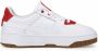 Puma Lage Sneakers Cali Dream Heritage White Gum High Risk Red 384010-01 - Thumbnail 4