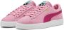 Puma Roze Leren Sneakers Pink Unisex - Thumbnail 9