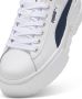 Puma Mayze leren sneakers wit donkerblauw - Thumbnail 8