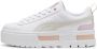 Puma Mayze Lth Wns | white rose quartz Wit Leer Lage sneakers Dames - Thumbnail 10