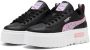 Puma Wild sneakers zwart roze lila Meisjes Imitatieleer Dierenprint 35.5 - Thumbnail 6