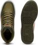 PUMA Rebound V6 Mid WTR Jr Unisex Sneakers Dark Olive-Maple Syrup- Olive - Thumbnail 10