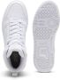 PUMA Rebound V6 Mid Jr Unisex Sneakers White-Cool Light Gray - Thumbnail 6