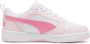 Puma Rebound v6 Low V6 Lo sneakers Wit Fuchsia Roze Jongens Meisjes Imitatieleer 37 - Thumbnail 12