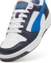 PUMA Rebound V6 Lo Jr Unisex Sneakers White-Hyperlink Blue-Galactic Gray - Thumbnail 3