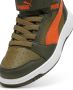 PUMA Rebound V6 Mid WTR AC+ PS Unisex Sneakers Dark Olive-Maple Syrup- Olive - Thumbnail 13