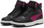 Puma Rebound v6 Mid sneakers zwart roze wit - Thumbnail 5