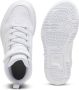 PUMA Rebound V6 Mid AC+ PS Unisex Sneakers White-Cool Light Gray - Thumbnail 8