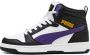 PUMA Rebound V6 Mid Jr Unisex Sneakers White-Team Violet- Black - Thumbnail 3