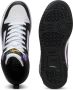 PUMA Rebound V6 Mid Jr Unisex Sneakers White-Team Violet- Black - Thumbnail 5