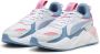 Puma RS-X Dreamy sneakers wit lichtblauw roze Jongens Meisjes Imitatieleer 35.5 - Thumbnail 7