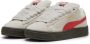 Puma Suede XL sneakers lichtgrijs rood - Thumbnail 7