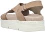 Rieker Beige Open Casual Platte Sandalen Beige Dames - Thumbnail 8