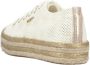 Rieker Zomerse Espadrille Veterschoen White Dames - Thumbnail 10