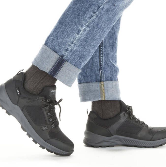 Rieker Zwarte Casual Schoenen Black Heren - Foto 10