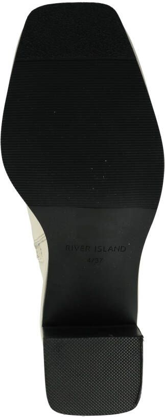 River Island Enkellaarsjes 'BLOCK HEEL ZIP SOCK BOOT'