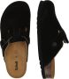 Scholl FAE NEW Suede SA Womens Black FALSO Clogs Black - Thumbnail 7