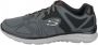 Skechers Satisfaction-Flash Point 58350-CCOR Mannen Grijs Sneakers Sportschoenen - Thumbnail 6