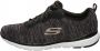 Skechers Zwarte Runners met Glitters Flex Appeal 3.0 Dames - Thumbnail 2